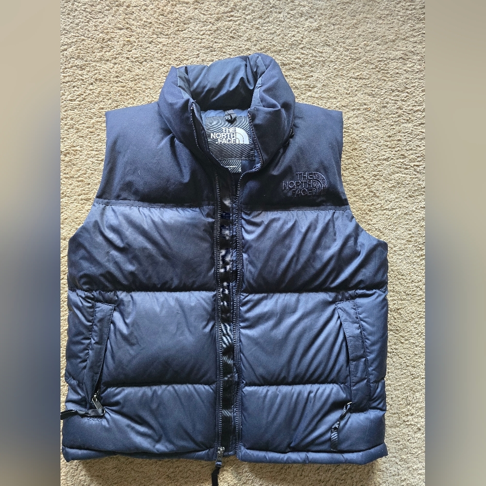 The North Face Dark Blue Quilted Vest
